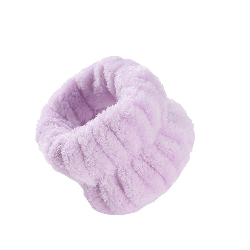 Women's Coral Fleece Absorbent Hair Band Wrist Bracelet