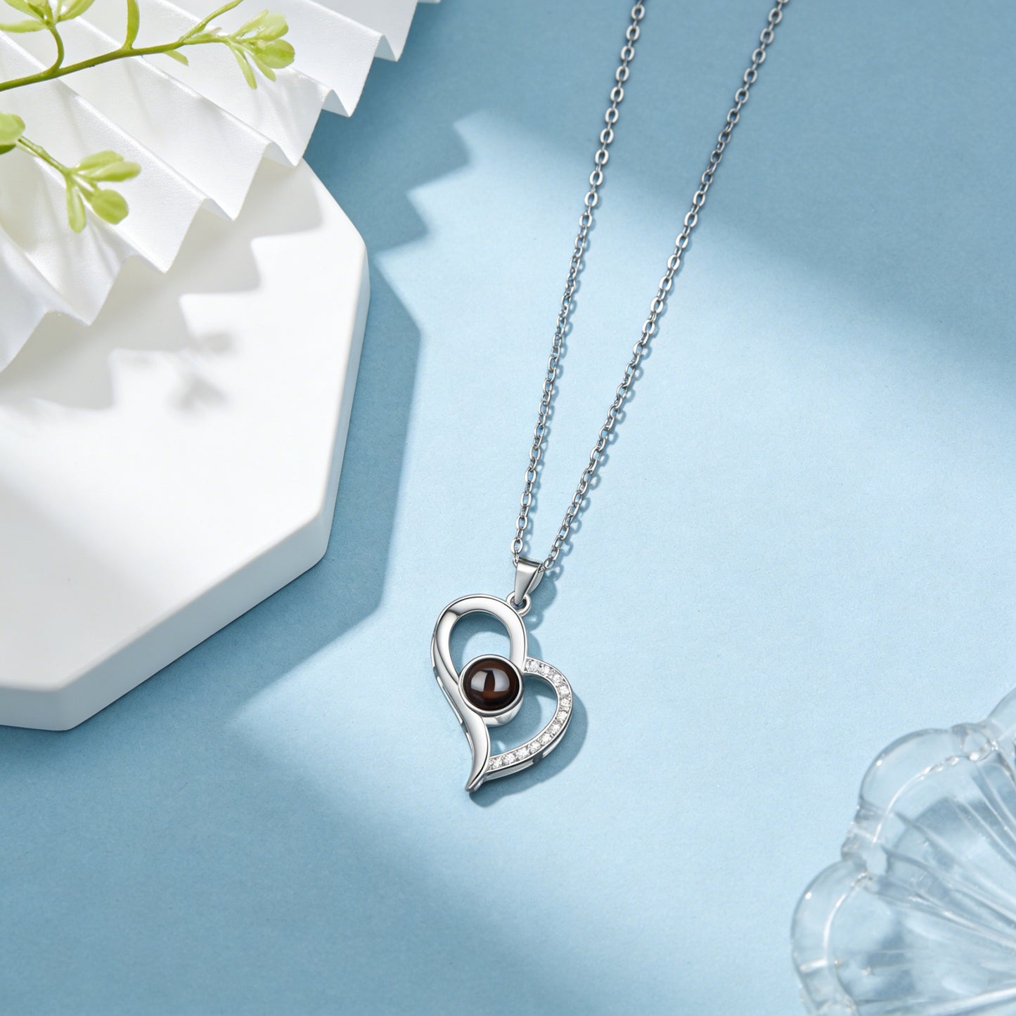 Of Love Language You Copper Heart-shaped Projection Not Easy To Necklace