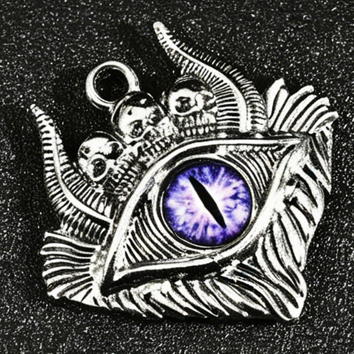 Women's & Men's Devil's Eye Skull Trendy Domineering Hip Hop Necklace