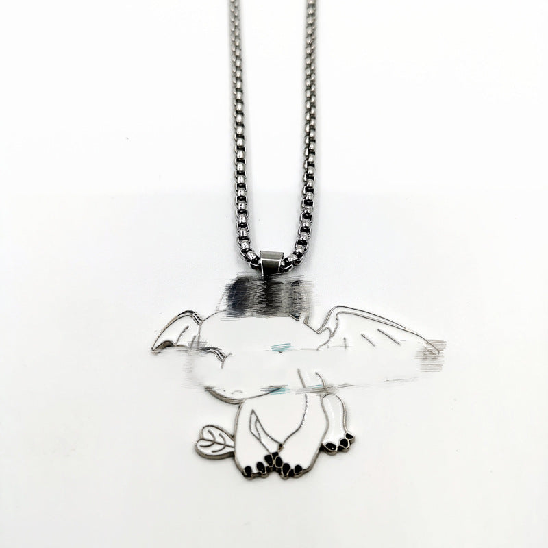 Clow Melody Black White Dragon Double Pendants