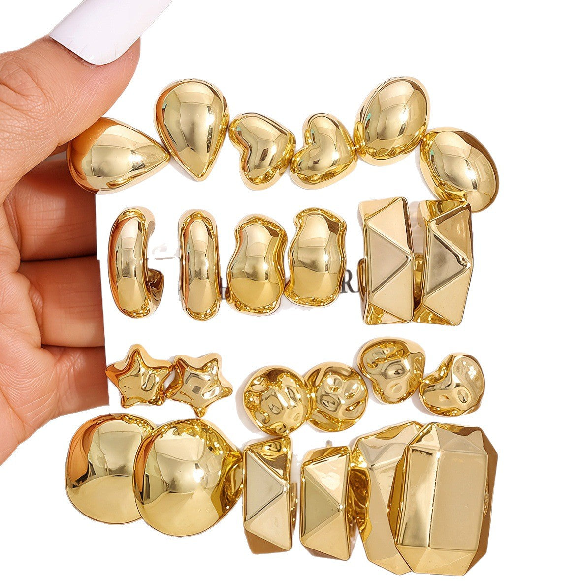 Women's Fashion Resin Vintage Simple Advanced Creative Personality Earrings