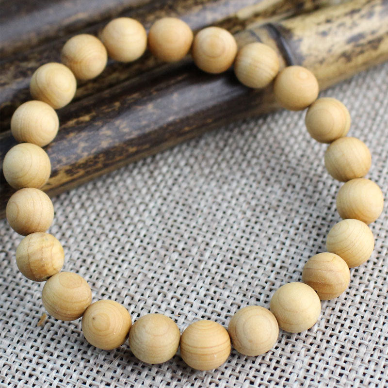 Women's & Men's Arborvitae Made Of Mature Material Scar Beads Bracelet