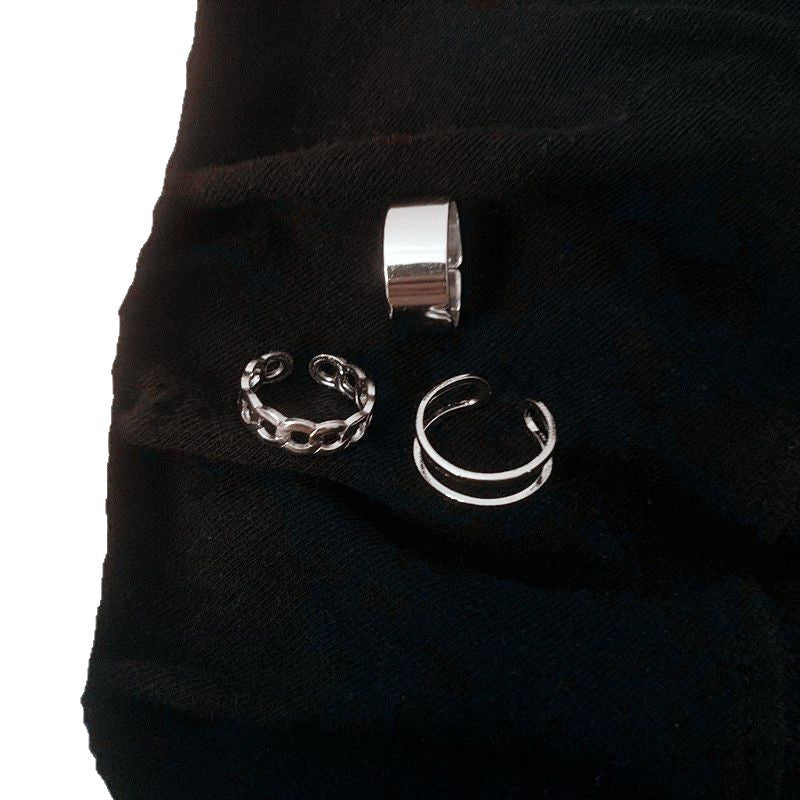 Women's Open Hip Hop Suit Cold Style Ring