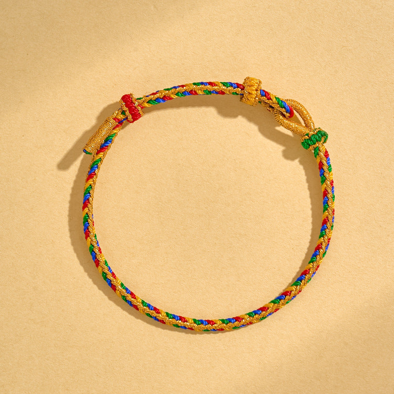 Children's Dragon Boat Festival Colorful Rope Hand-woven Small Bracelets