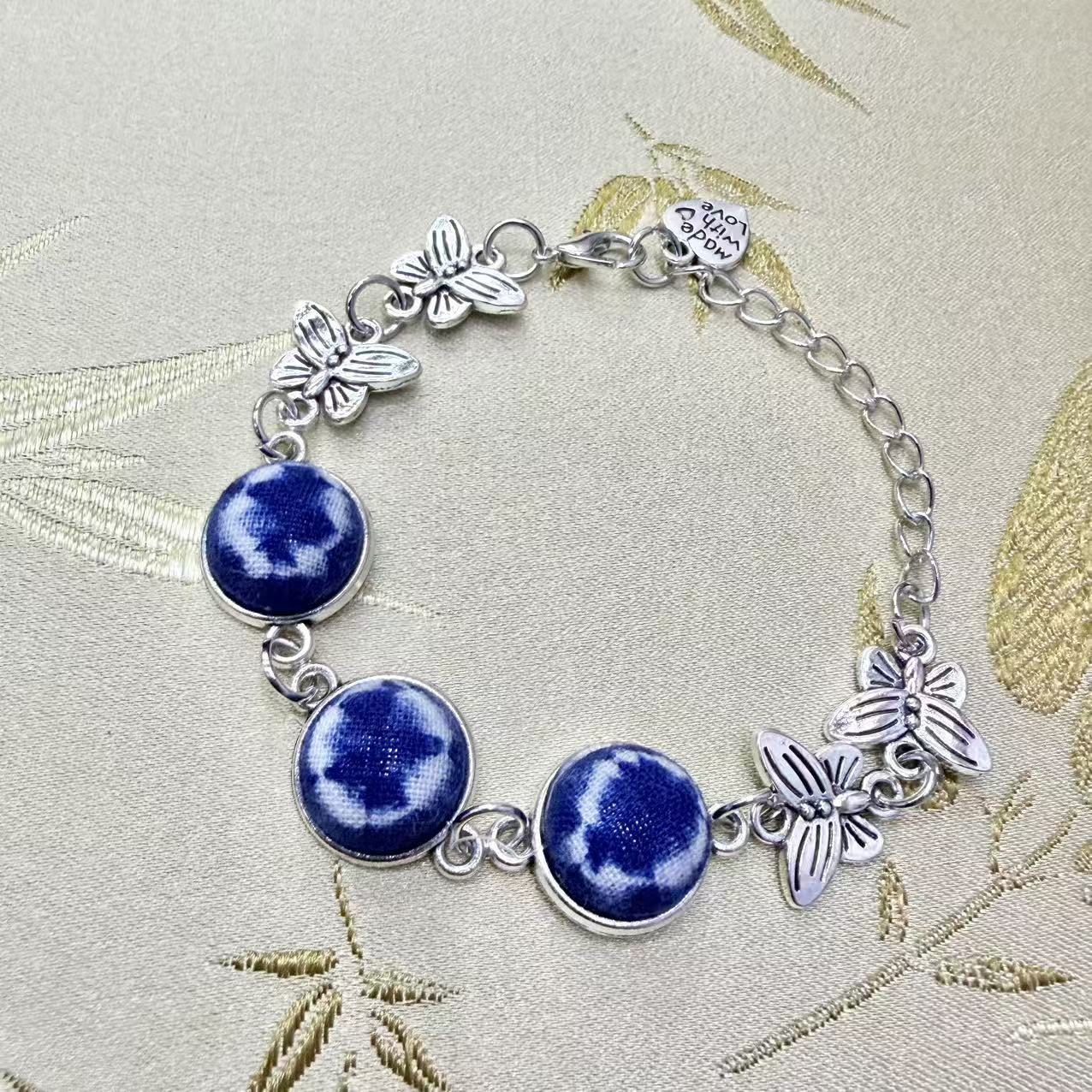 Yunnan Dali Blue Dyed Ancient Ethnic Bracelet