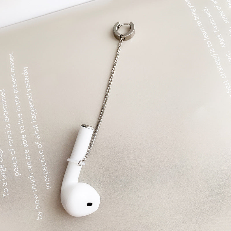 Women's & Men's Apple Wireless Headphone Protection Ear Chain Clip Without Earrings