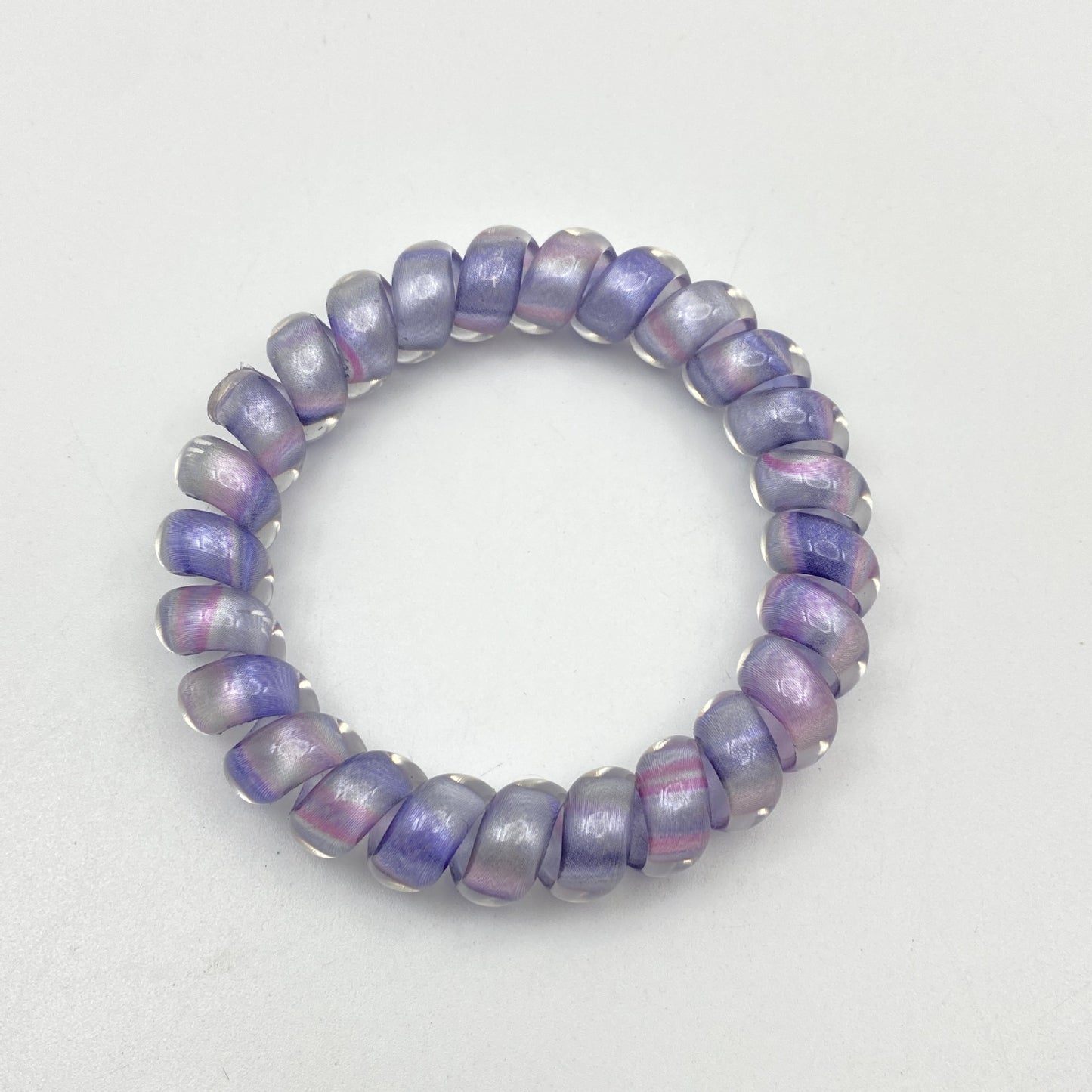 Of Aurora Telephone Line Seamless Hair Tie Rope Elastic Personality Bracelet