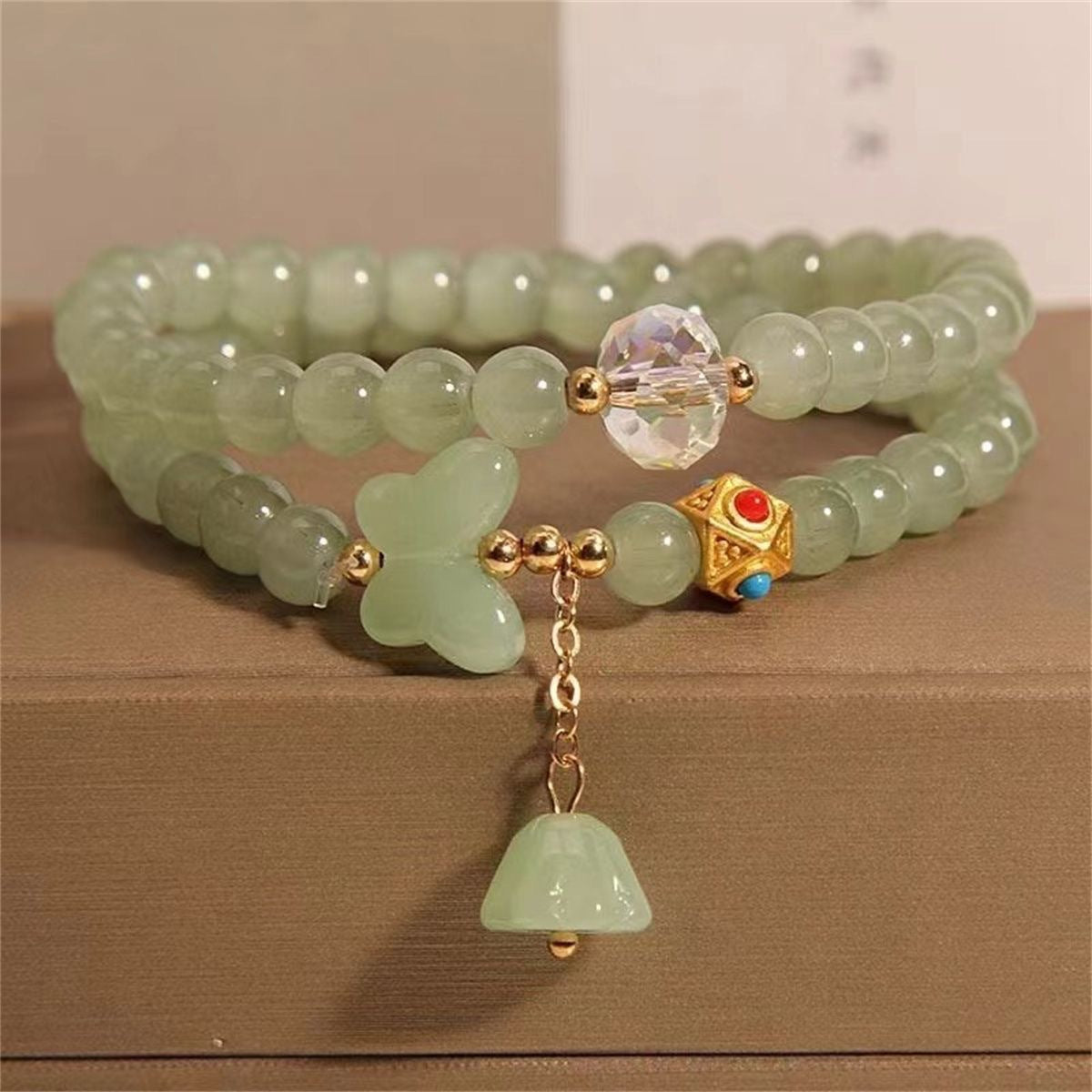 Women's Butterfly Double Longevity Lock Gift For Rings