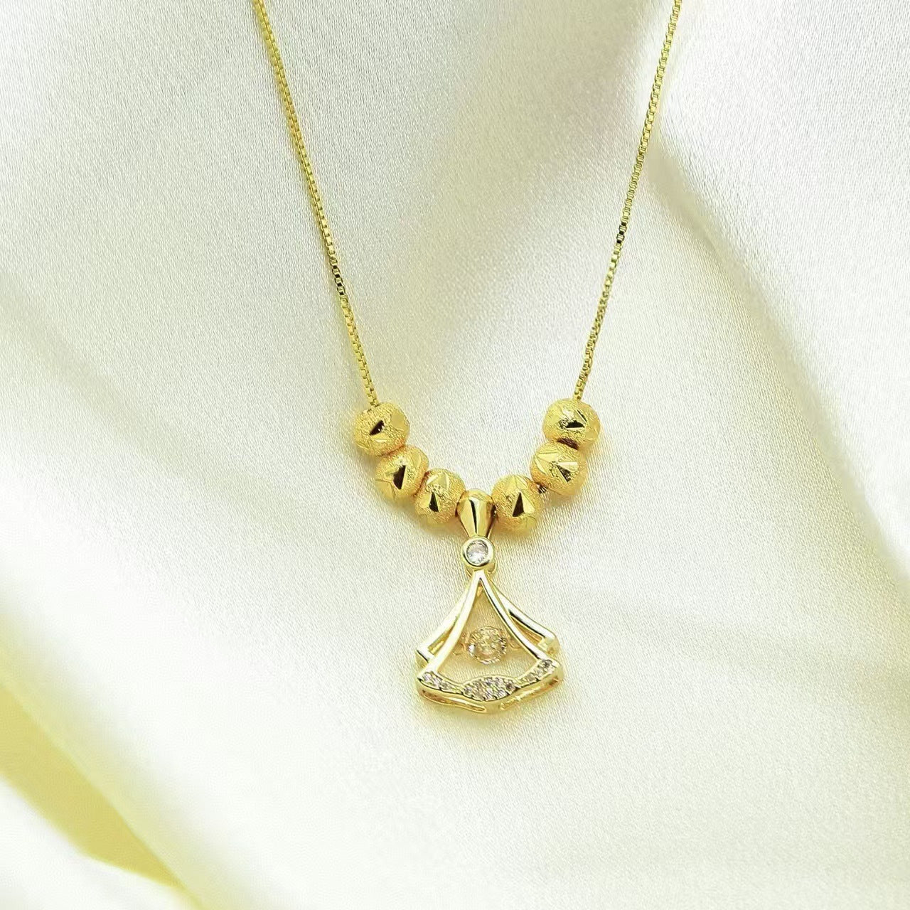 Women's Skirt Smart Zircon Beads For Affordable Luxury Fashion Necklace