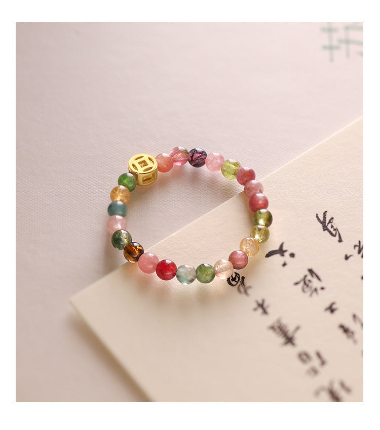 Women's Abacus Beads Jade Special Interest Light Bracelets