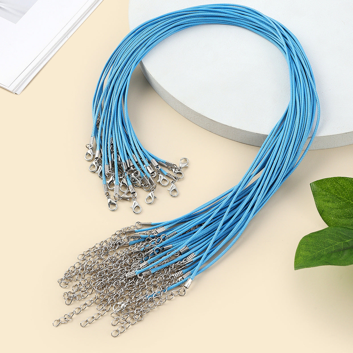 Line Leather String Colors Single Rope Pendants