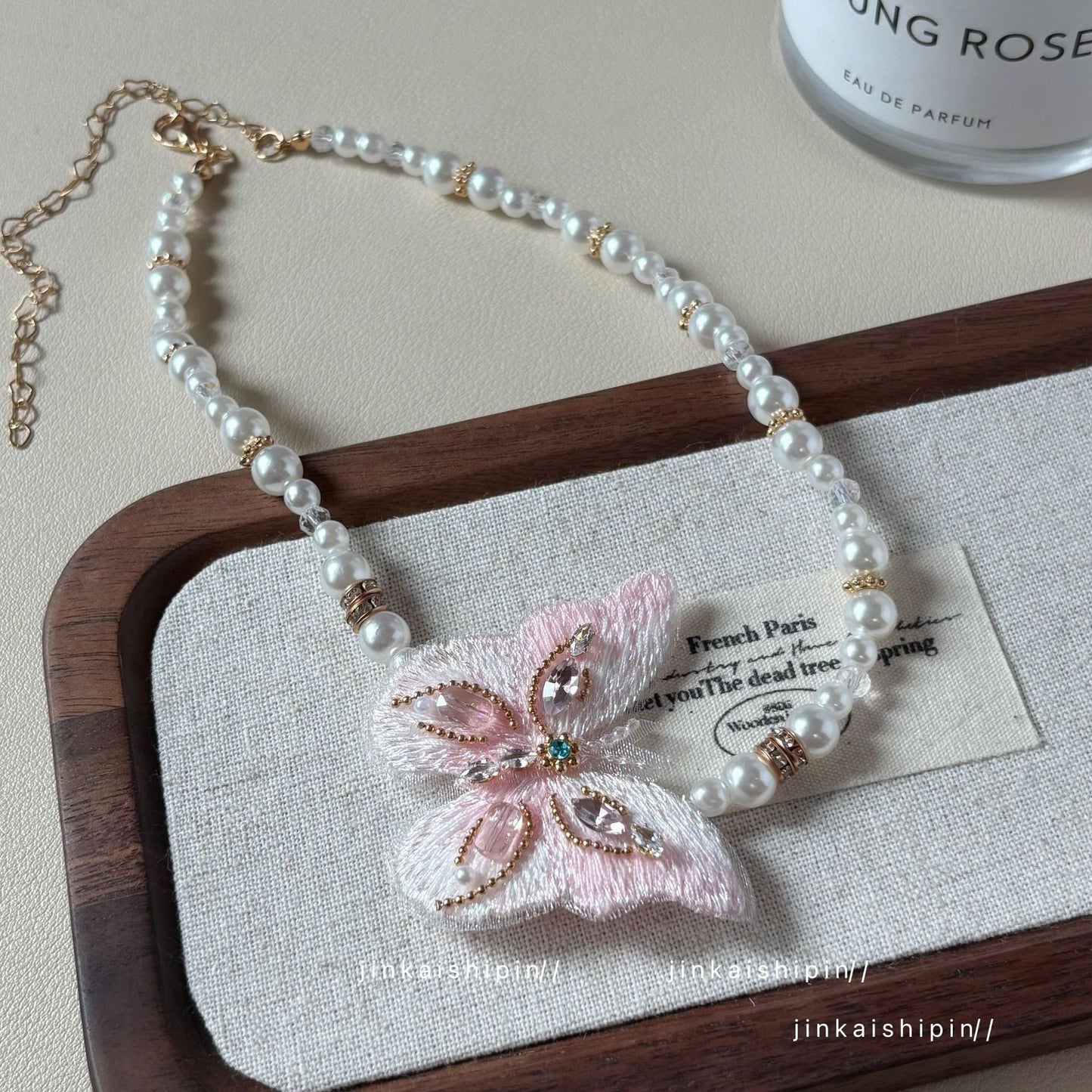 Butterfly Drop Female Mori Style Niche Exquisite Fashion Sweet Necklace