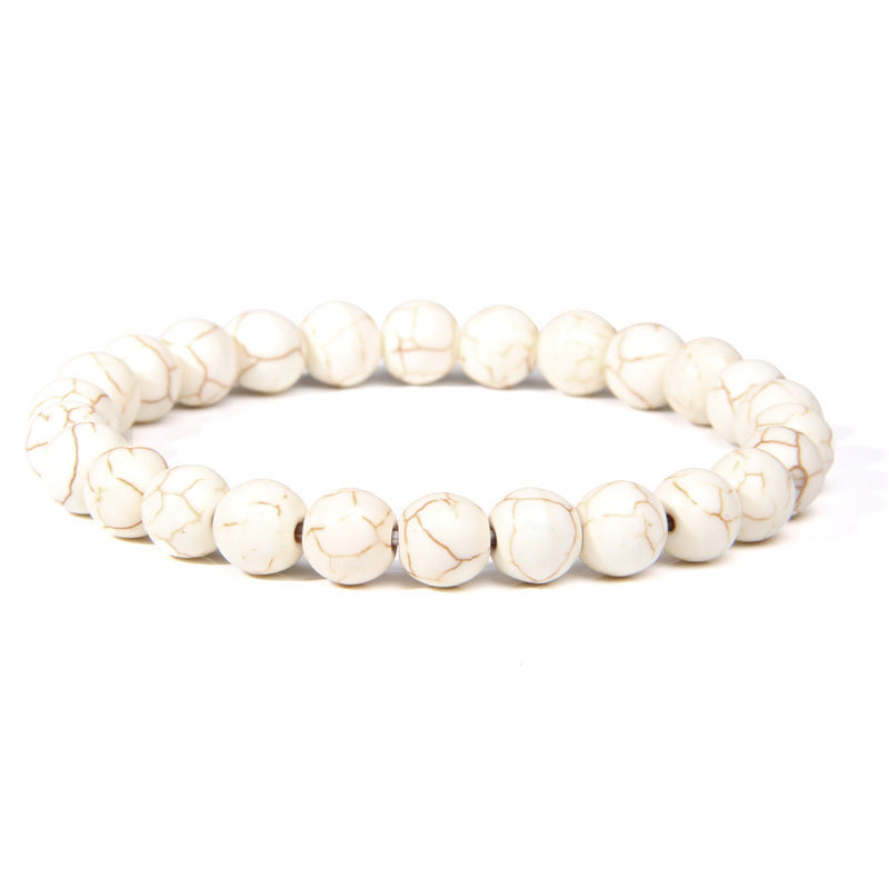 Tigereye White-barked Pine Agate Crystal Stone Bracelets