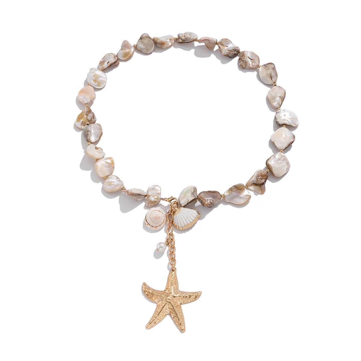 Wind Shell Patch Starfish Temperament Vacation Necklaces