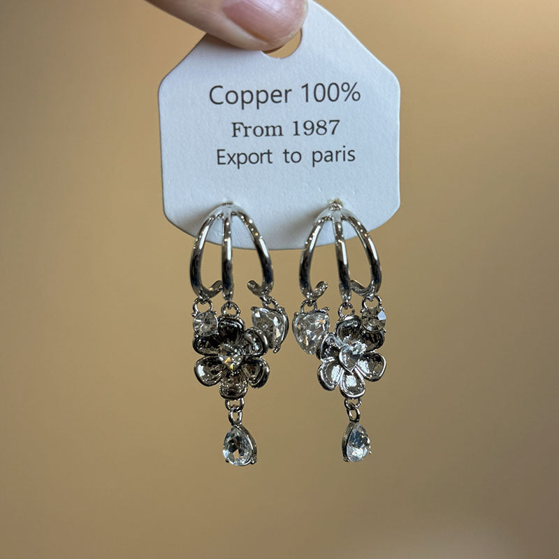 Women's Butterfly Design Show Sweet Elegance Exquisite High-grade Earrings