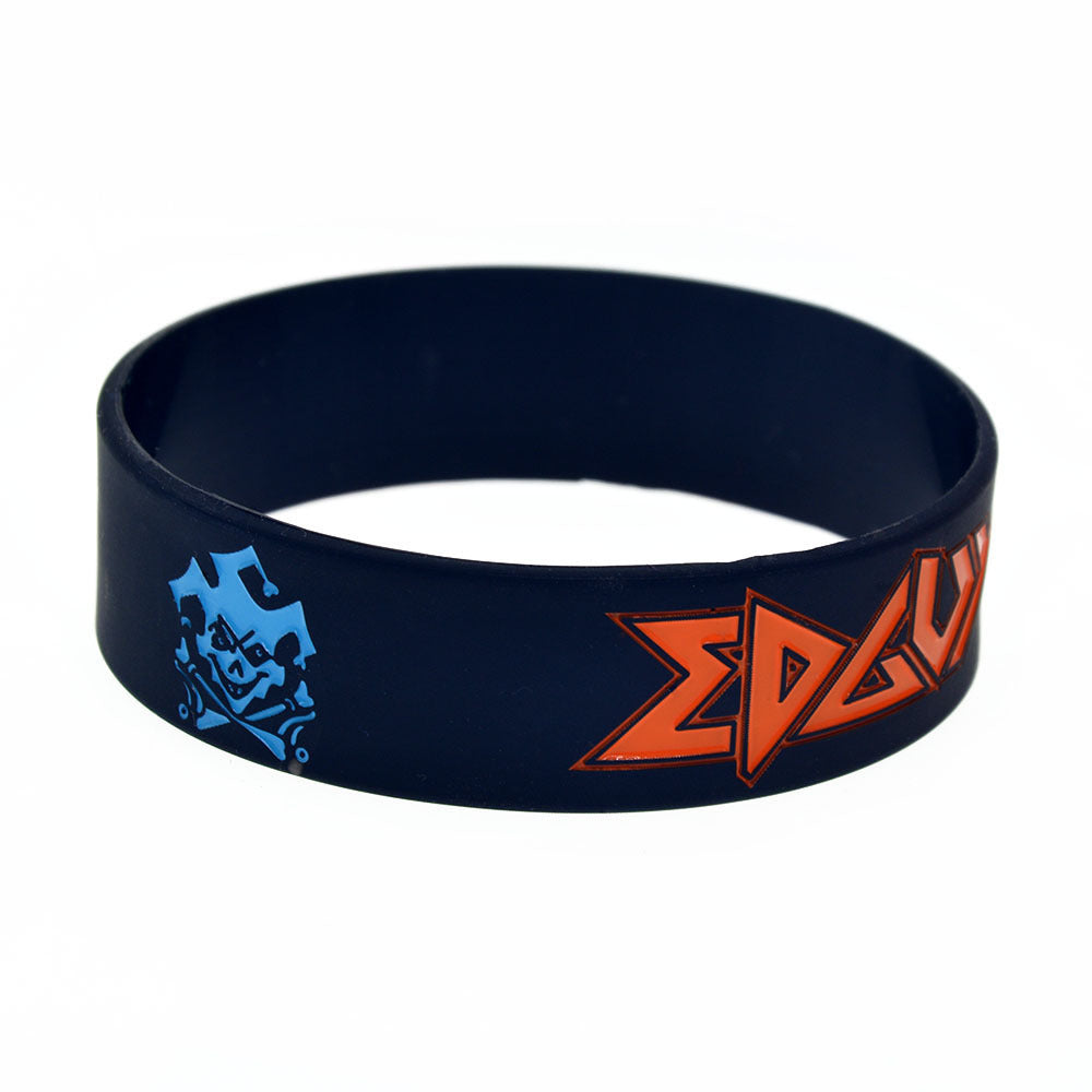 Silicone Fashion Music Hand Strap Trendy Hip Hop Bracelet