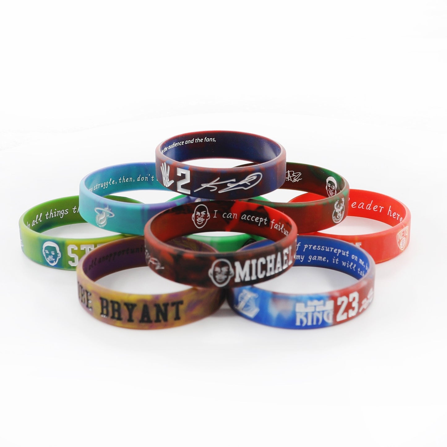 Basketball Harden James Curry Luminous Widened Avatar Inspirational Lava Bracelet