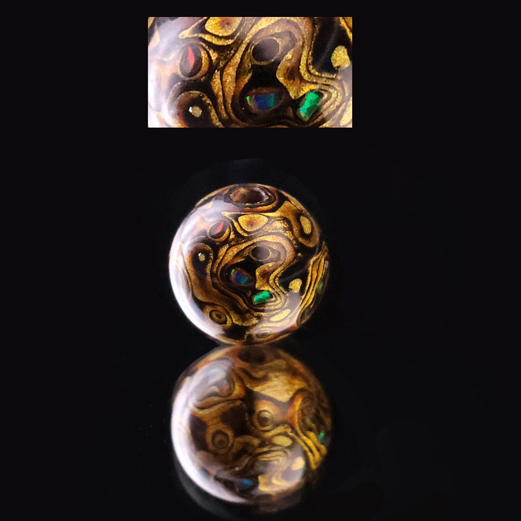 Paint Beads Opal Loose Wooden Beaded Rosewood Embryo Single Bracelets