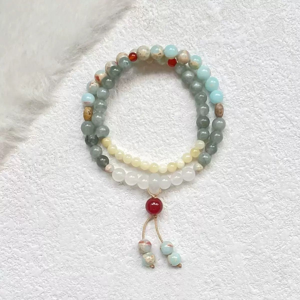 Blues Frost Gradient Blue Snowflake Mermaid Temperament For Boyfriend Bracelet