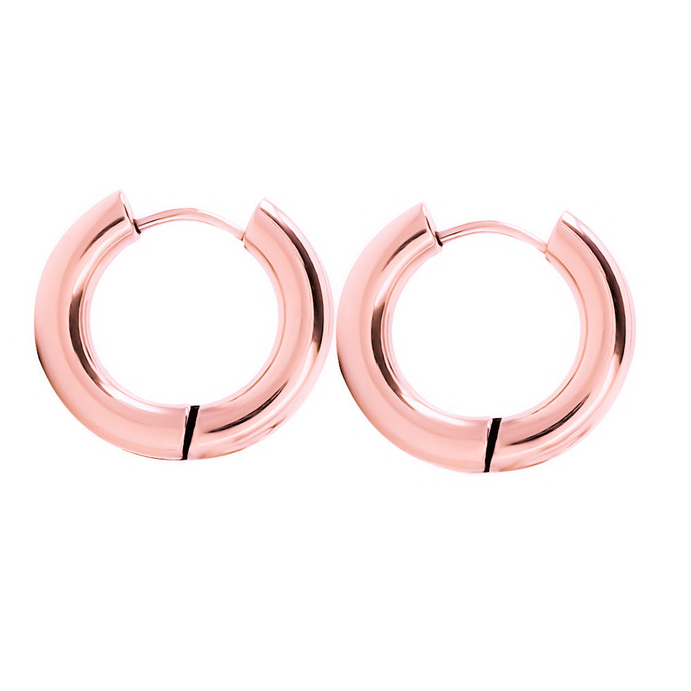 Ear Clip Stainless Steel Female Design Senior Sense Stud Earrings
