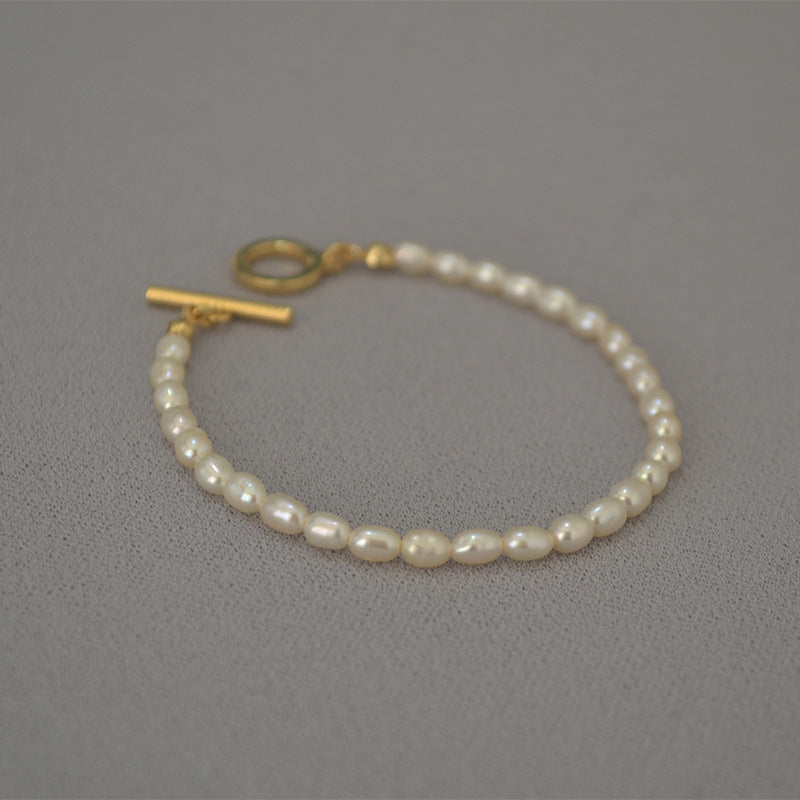 Freshwater Grain Of Rice Pearl Gentle Bracelets