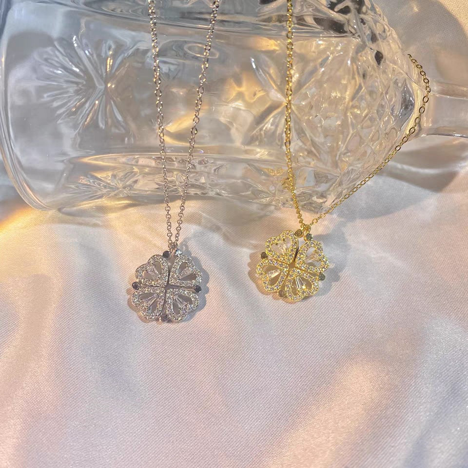 Love Clover Female Clavicle Chain Cold Necklace