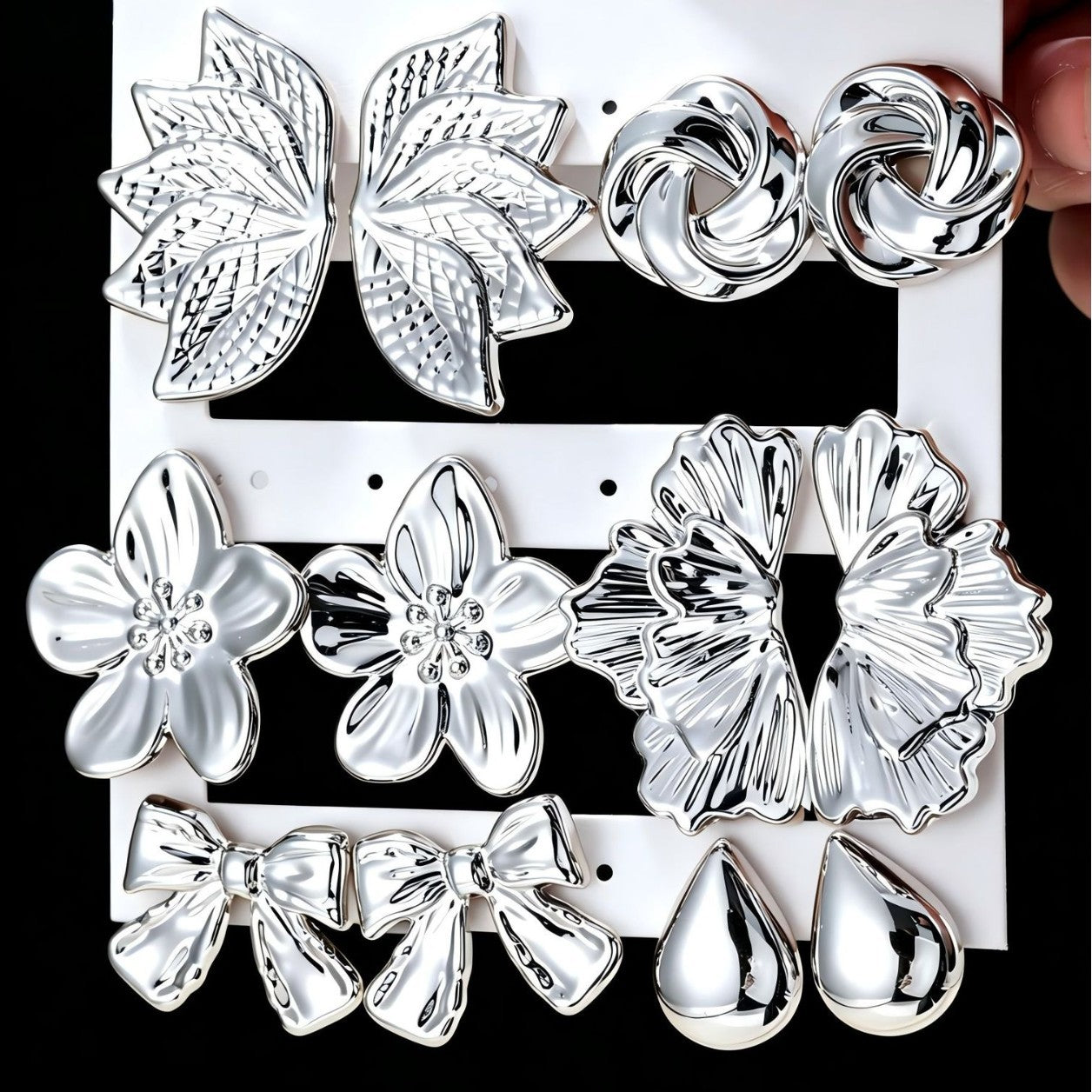 Women's Bow Tie Leaf Suitable For Daily Earrings