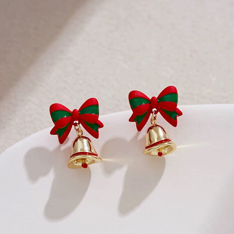 Christmas Tree Eardrops Series Female Cartoon Earrings