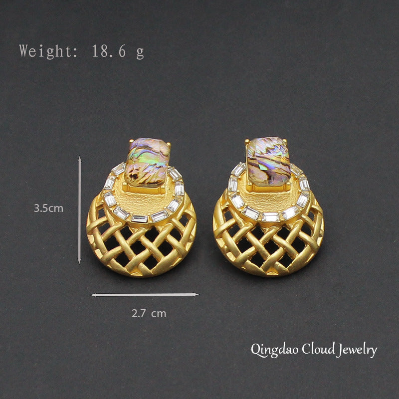 Antique Style Fairy Niche Design High Class Elegant Earrings