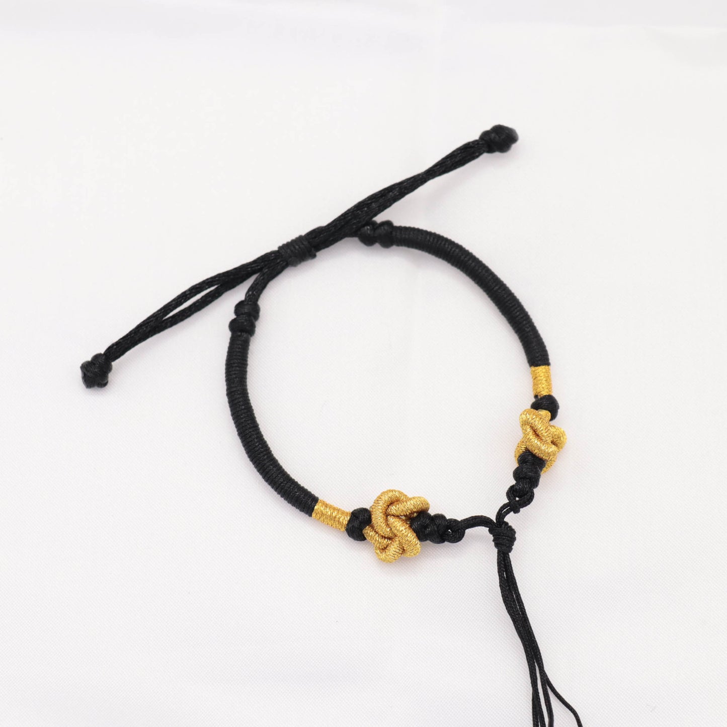 Style Red Rope Handmade Braided Beads Threading Hard Gold Sier Bracelet