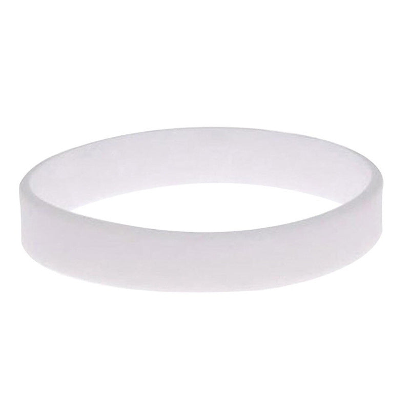 Wristband Lettering Silicone Sports Solid Color Printing Bracelet