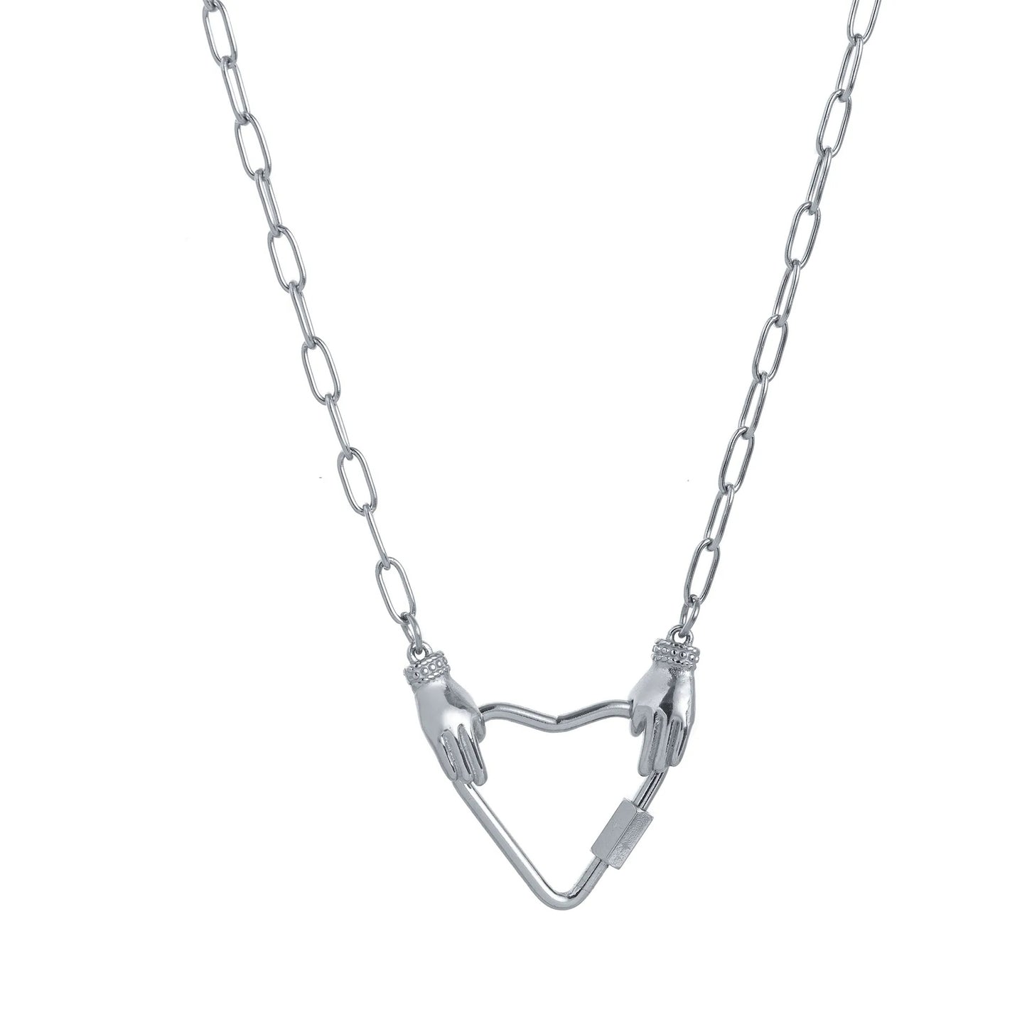 Stainless Steel Jeweled Furnace Vacuum Electroplating Necklaces