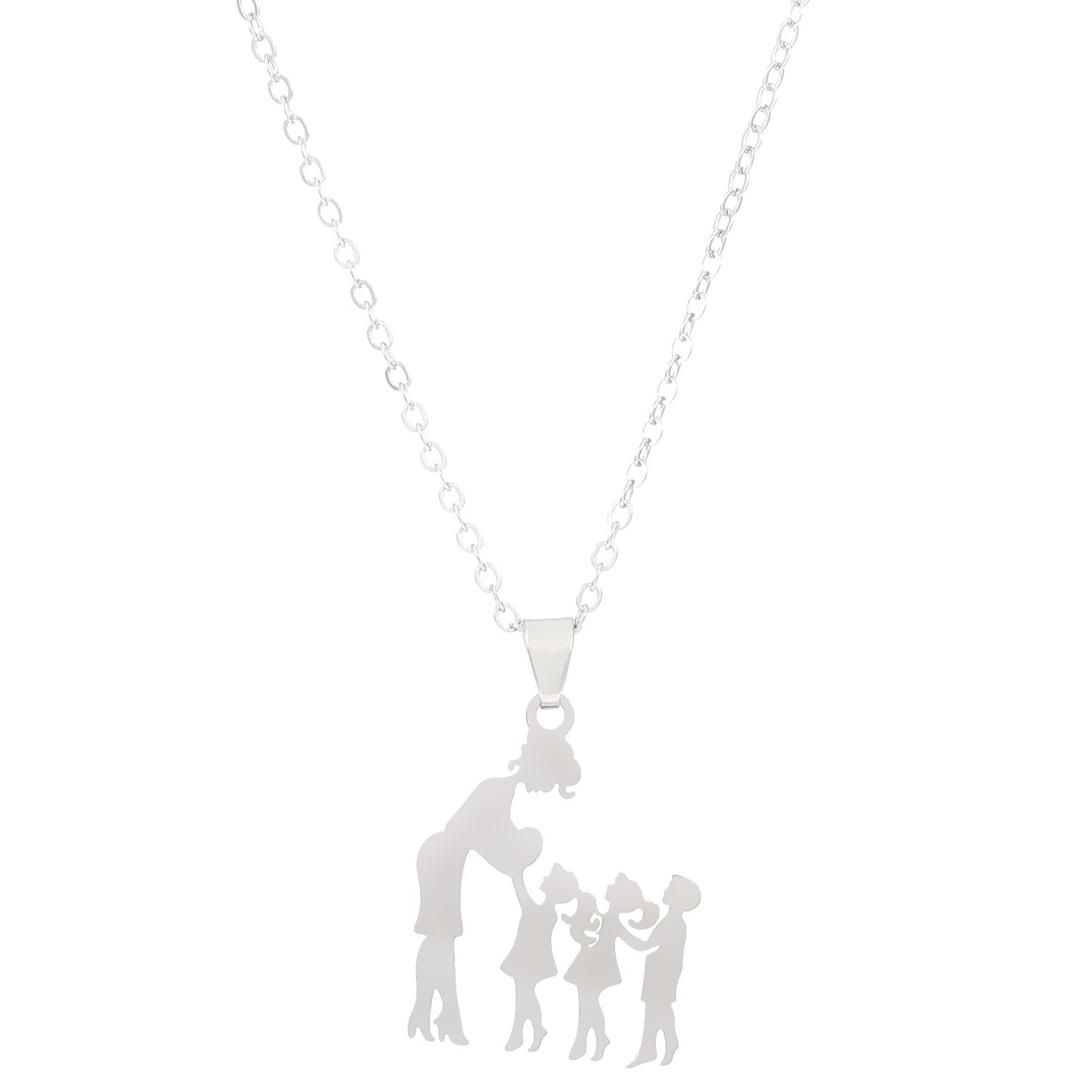 Women's Mother's Stainless Steel Letter Day Necklaces