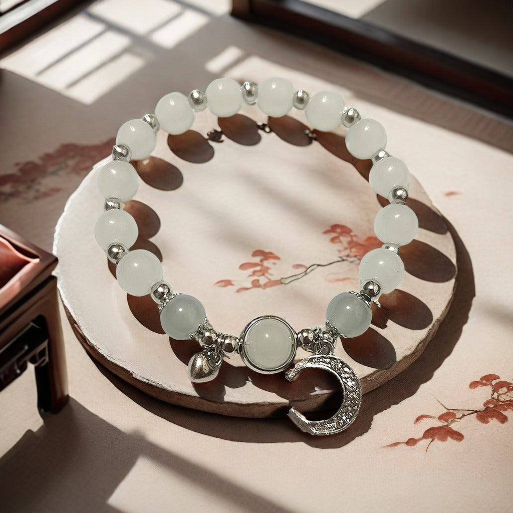 White Opal Butterfly Female Temperament Design Bracelets