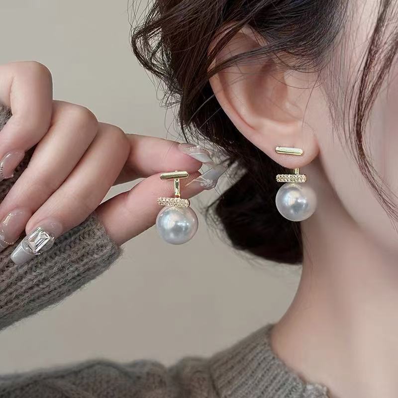 Women's Champagne Beads Zircon Affordable Luxury Fashion Ear Line