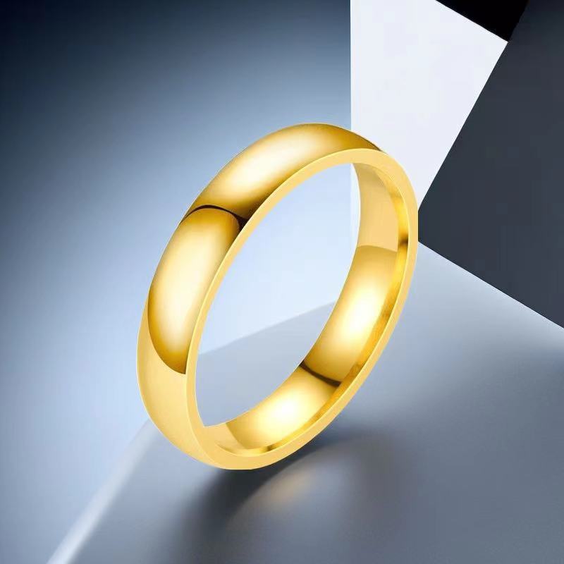 Women's French Style Niche Advanced Simple Glossy Ring