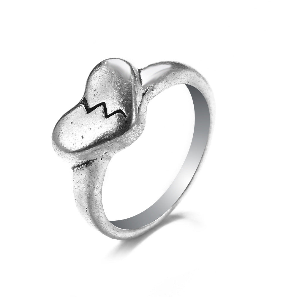 Knuckle Female Personality Rose Skull Spider Rings
