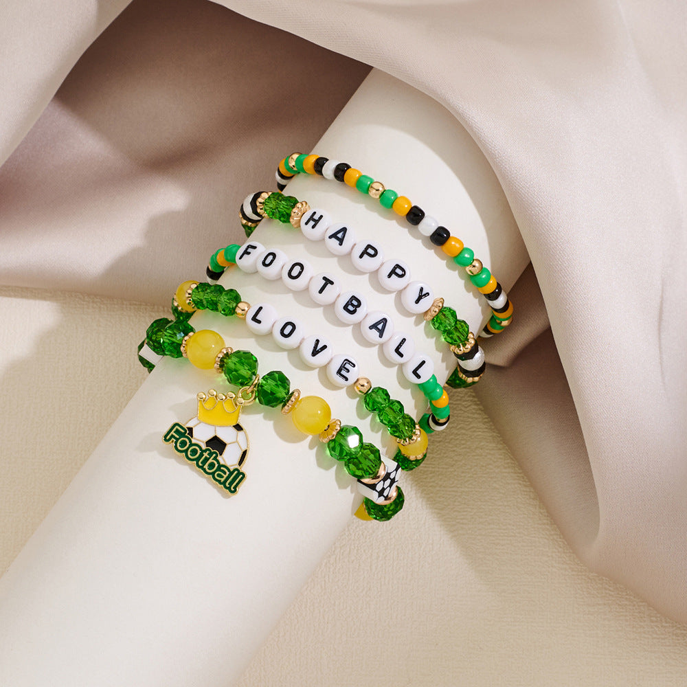 American Mexico World Cup Football Shoes Bracelet