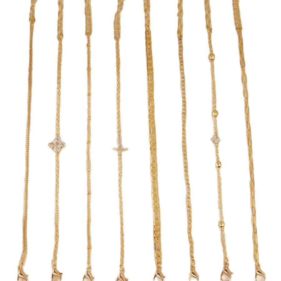 Fashion Twin Chain Simple Light Luxury Bracelet