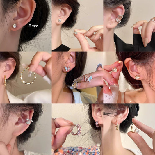 Women's Zircon Tassel Light Luxury High Sense Stud Earrings