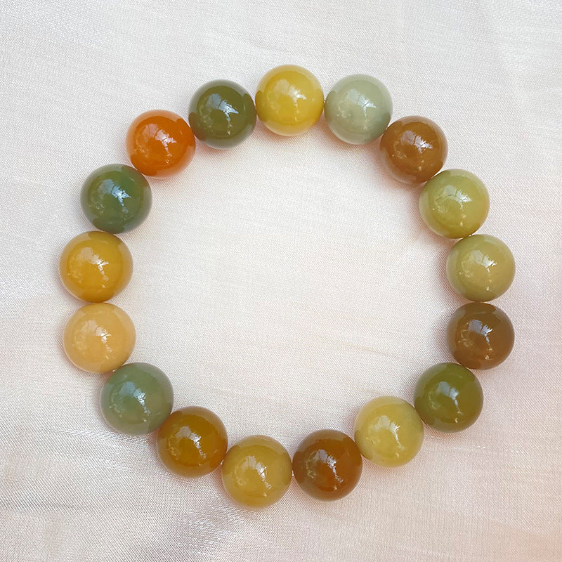 Bodhi Candy Color Single Circle Pliable Temperament High Throw Three Bracelets
