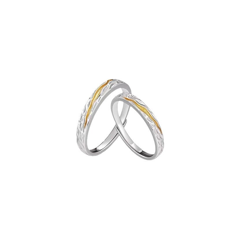 Men's Daer Effect Couple Simple Fashion Female Rings