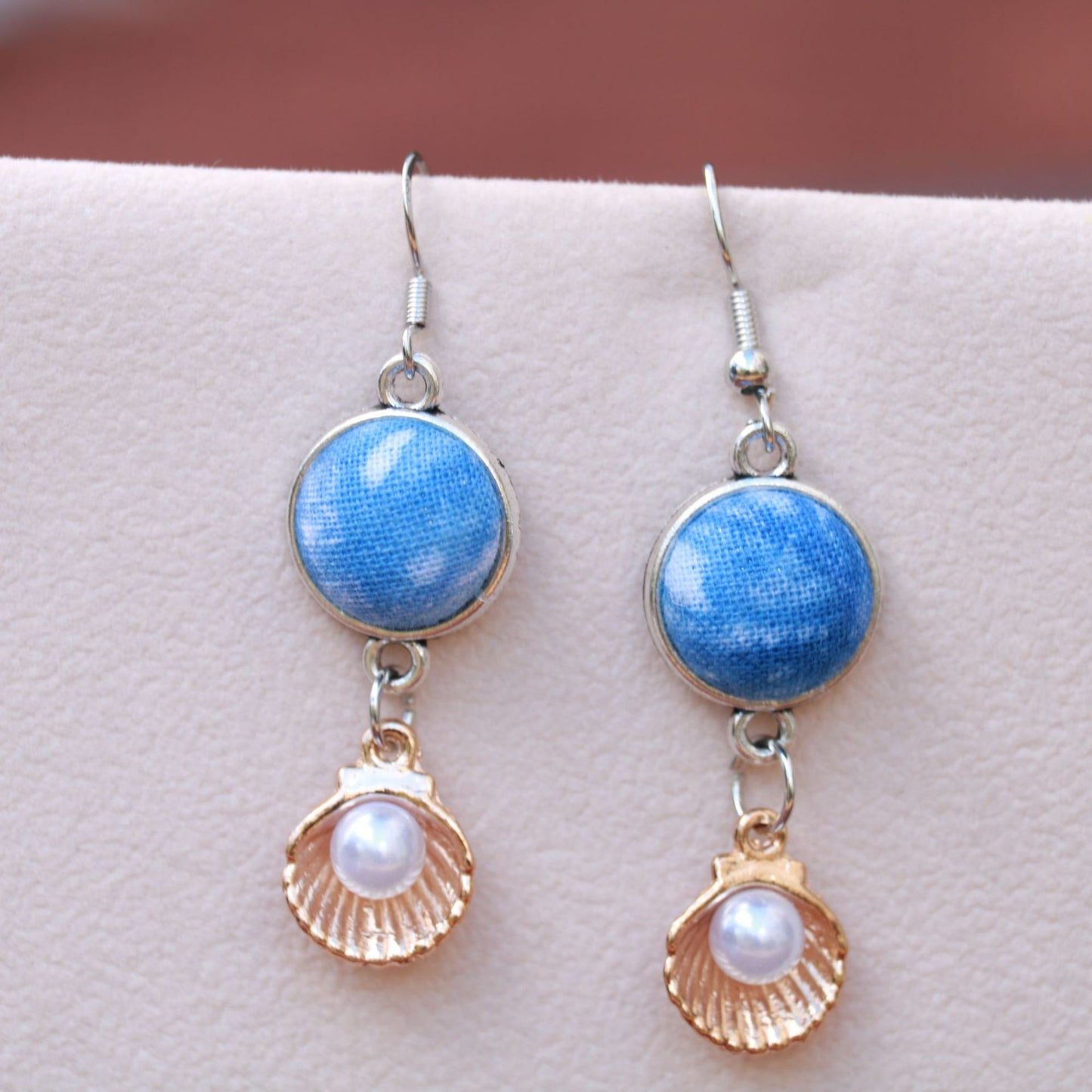 Yunnan Dali Ethnic Style Handmade Fabric Earrings
