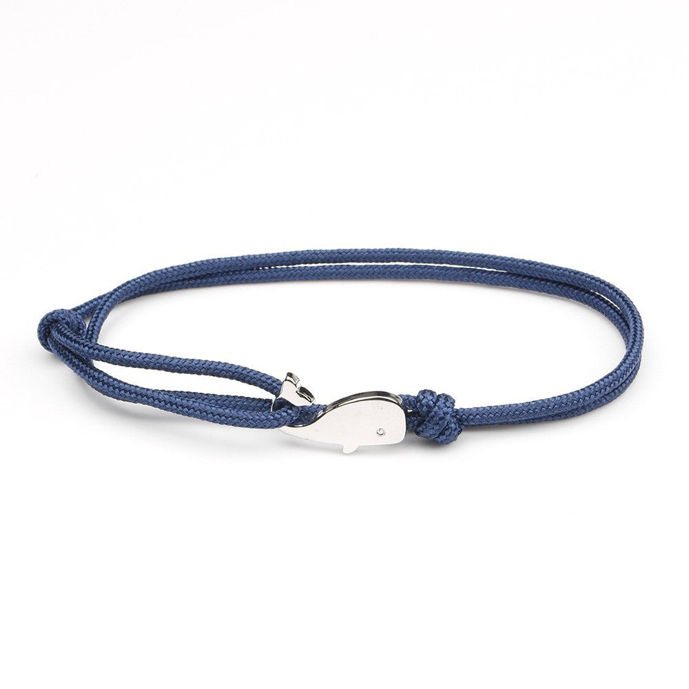 Women's Fashion Style Cute Dancing Whale Dolphin Boat Anchor Bracelets