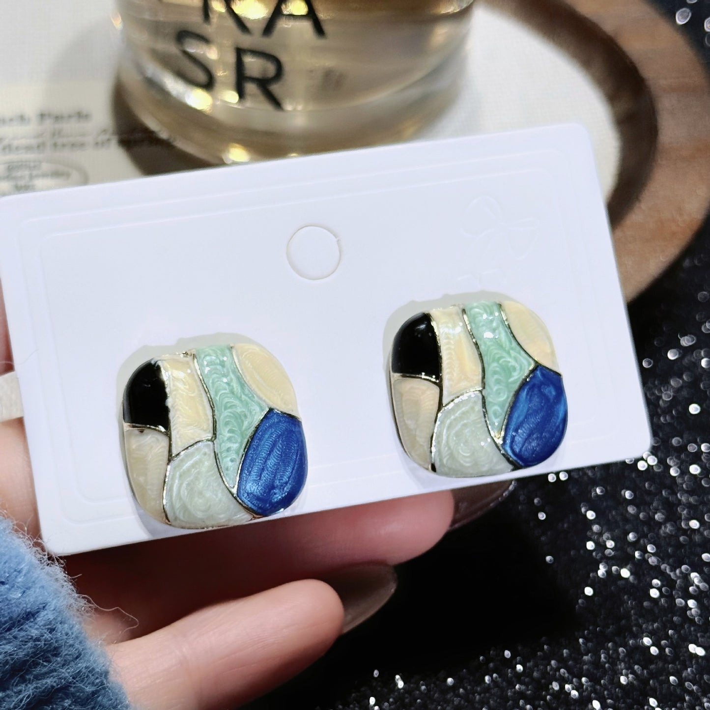 Enamel Style Alloy Niche Temperament Advanced Rings