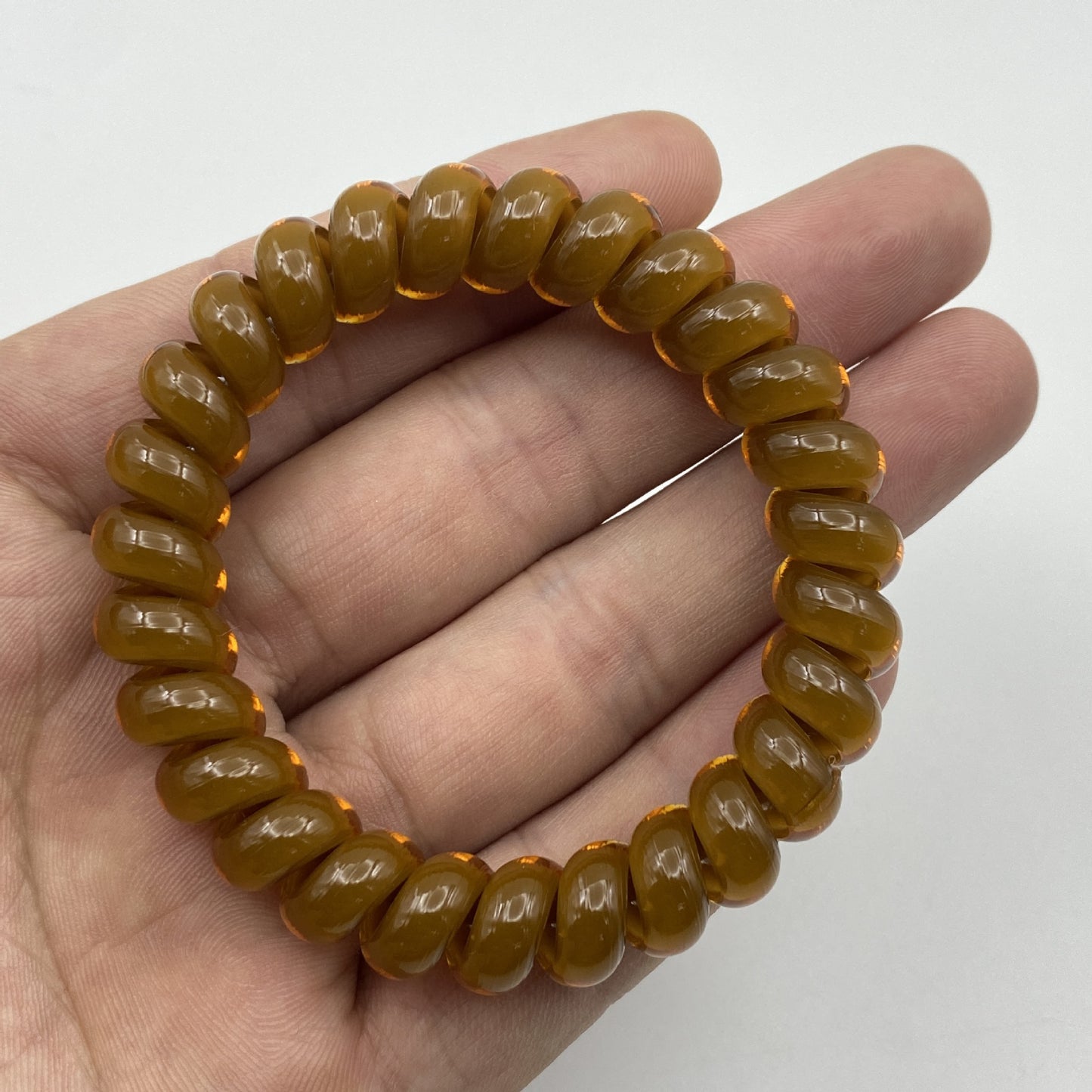 Of Aurora Telephone Line Seamless Hair Tie Rope Elastic Personality Bracelet