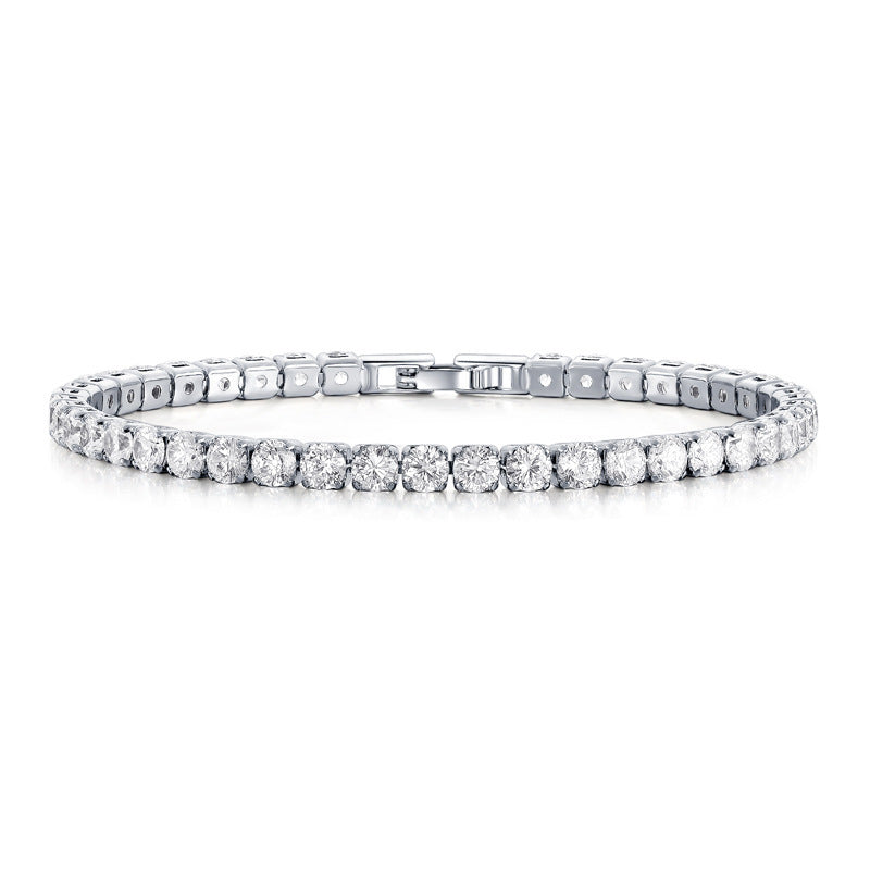 Zircon Tennis Unisex Fashion Simple Hand Bracelet