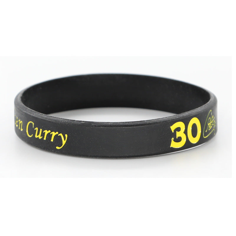 Basketball Silicone Rubber James Curry Harden Durant Bracelet