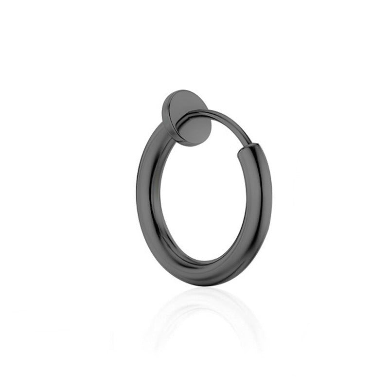 Korean Style Titanium Steel Ear Clips Clip Earrings