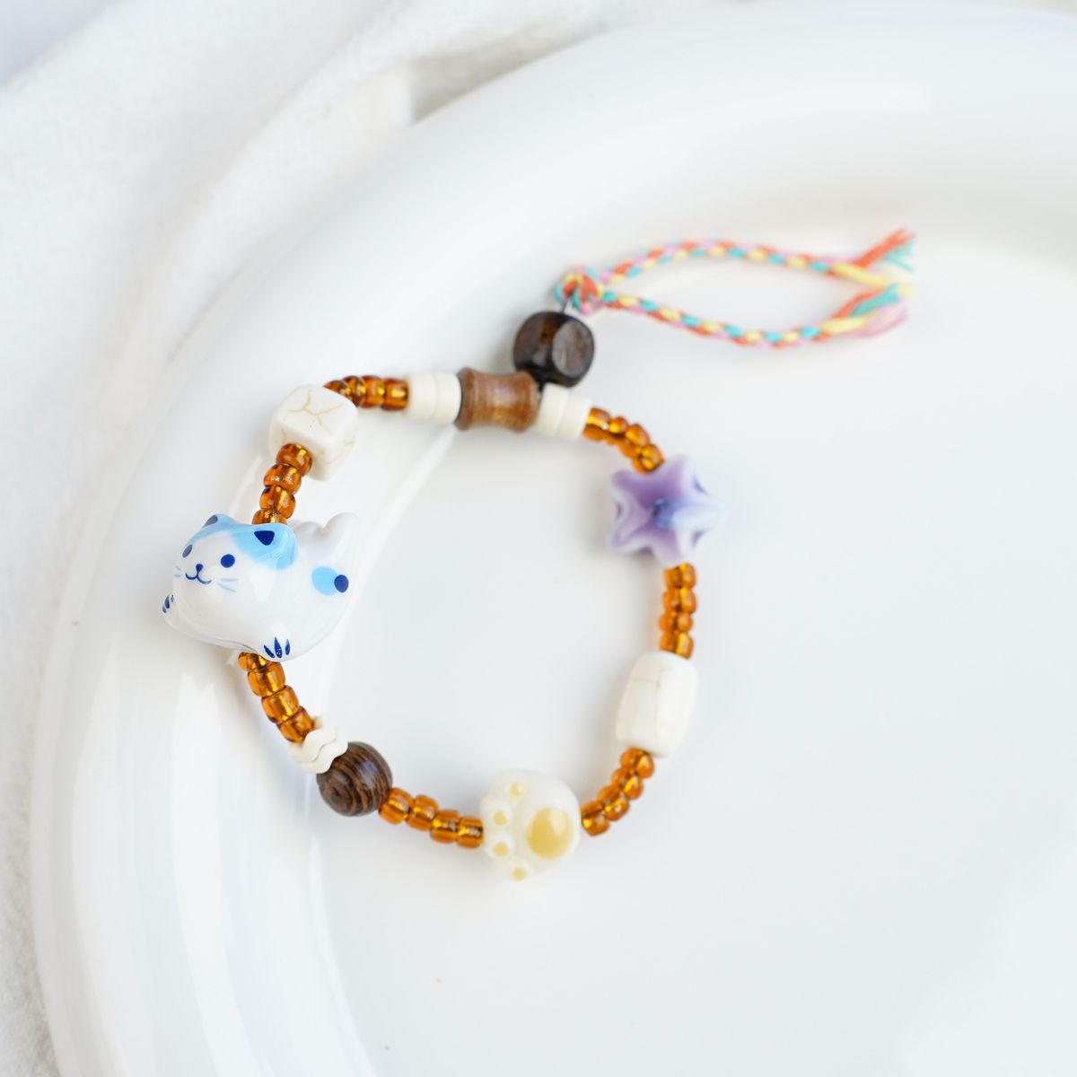 Lucky Cat Girlfriends Cute Couple Animal Premium Bracelet